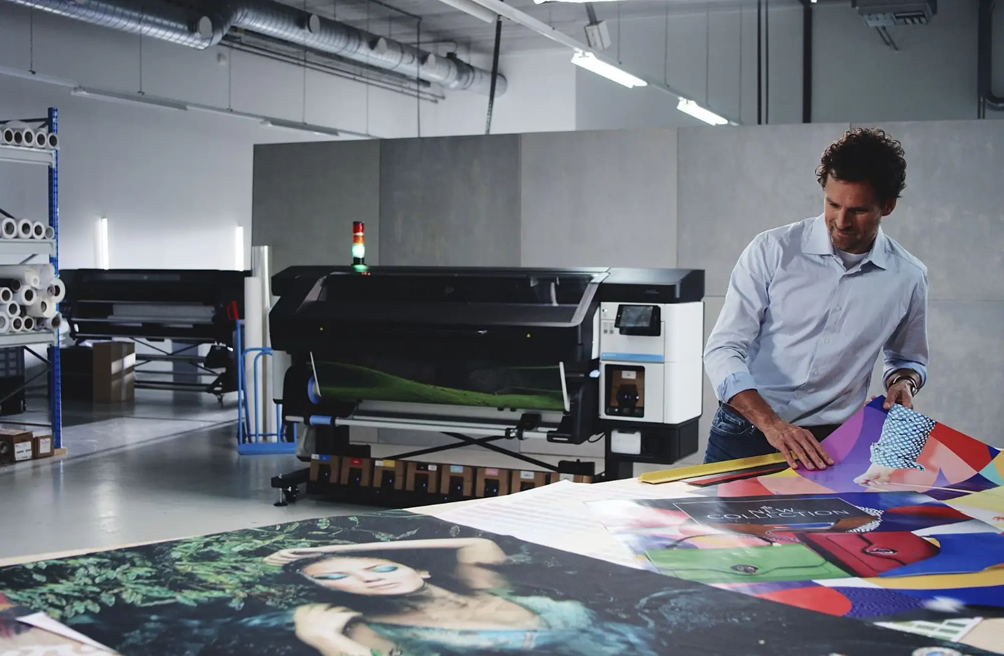Industrial design of a printer for HP by Nacar Design in Barcelona